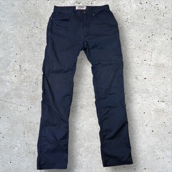 Mountain Khakis AMK Navy Blue Pants Men’s Size 32x34 Straight Slim Tailored Fit - Picture 7 of 10